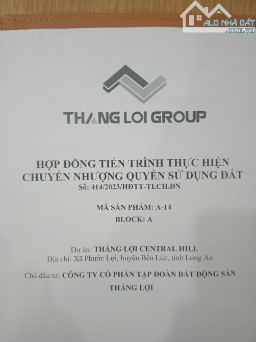 ĐẤT ĐẸP - GIÁ TỐT - Chính Chủ Cần Bán Đất Tại KDC Thắng Lợi Central Hill, Bến Lức, Long An - 3