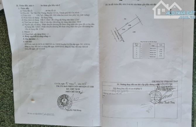 cần bán căn nhà C4. DT 128m2 ở Tân Phú Trung giá 670 triệu - 4