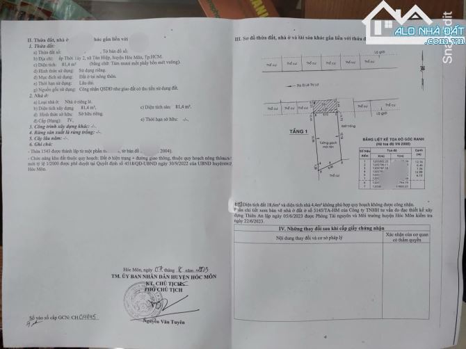 Em có căn nhà cần ra nhanh 715TRIỆU tại Tân Hiệp 80m2 full thổ SHR !!!! - 5