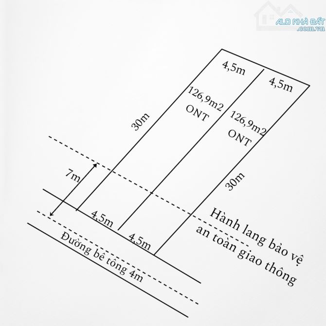 ĐẤT  THỔ CƯ TÂN PHƯỚC TÂY TÂN TRỤ LONG AN.DT: 5x30 m Giá: 419tr - 6