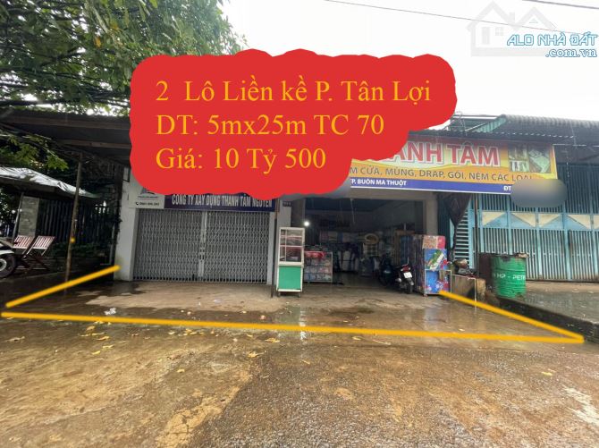 (10Tỷ500 ) BÁN MT HÀ HUY TẬP DT 10mx25m TC 150m2