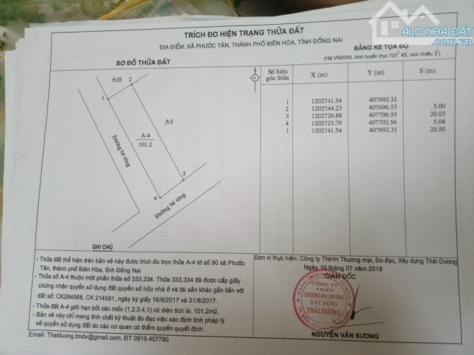 Ra nhanh lô đất ngộp thật sự, P.Phước Tân. Tp Biên Hoà, Đồng Nai - 1