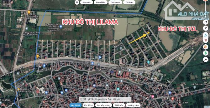 Duy nhất thị trường 90m2 đất dịch vụ Lại Yên mặt tiền 6m giá đầu tư ACE liên hệ sớm - 2