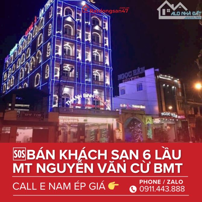 💥KHÁCH SẠN 6 LẦU MT NGUYỄN VĂN CỪ CẦN BÁN