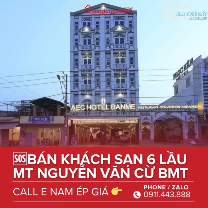 💥KHÁCH SẠN 6 LẦU MT NGUYỄN VĂN CỪ CẦN BÁN - 1