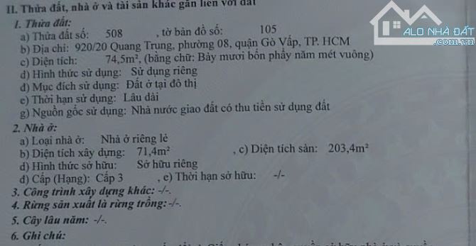 Bán Nhà trệt 3 Lầu +ST Full nội thất HXH 1/ Quang Trung P8 Gò Vấp 4x19 Giá 9.9 tỷ Thương L - 2