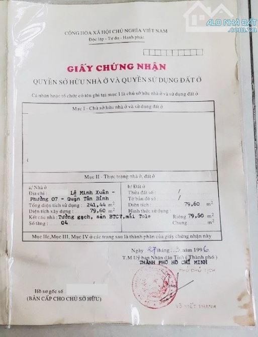 Bán Gấp Nhà Mặt Tiền Lê Minh Xuân 4x20 Ngay Lý Thường Kiệt-Chợ Tân Bình Giảm sâu chỉ 22tỷ - 3