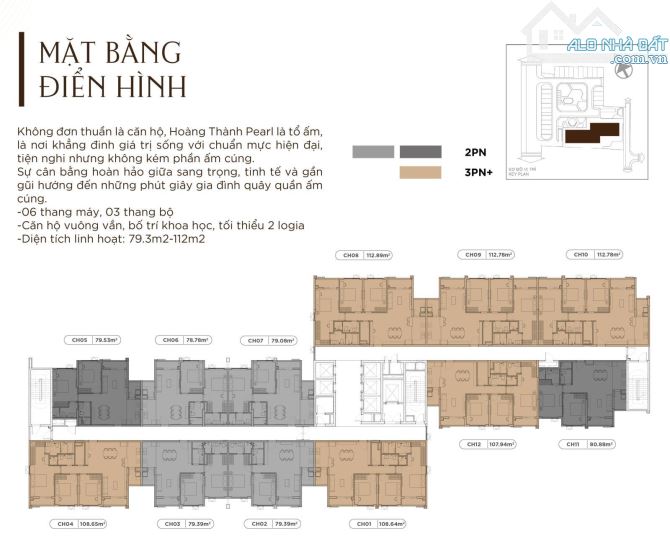 CĂN 3PN – 108M2 GIÁ RẺ NHẤT HOÀNG THÀNH PEARL - NHẬN NHÀ Ở NGAY- CÓ CHỖ ĐỂ XE Ô TÔ - 4