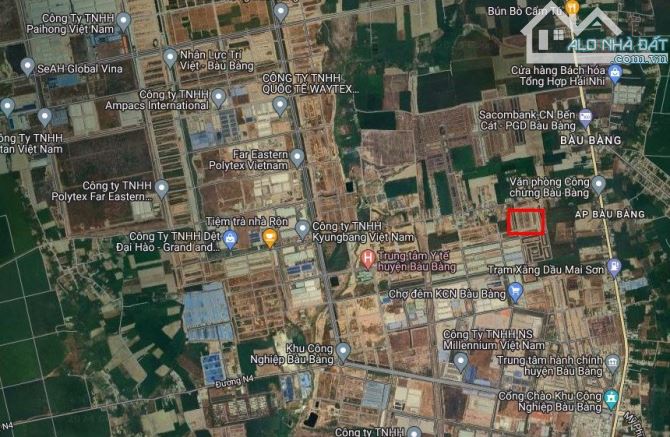 Cần bán gấp đất gần trung tâm hành chính Bàu Bàng và KCN Bàu Bàng sổ hồng 150m giá 1ty190