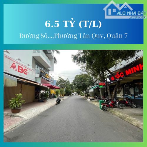 Bán đất tặng nhà đường số 47 Phường Tân Quy, Quận 7.