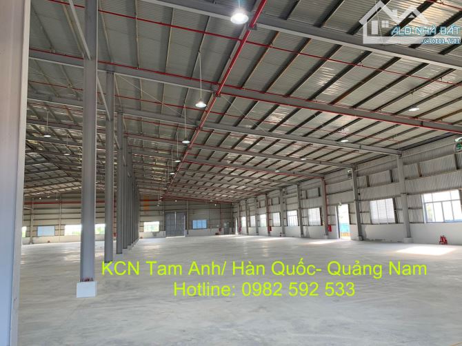 Cho thuê 5000m2-20000m2 nhà máy, kho xưởng tại khu công nghiệp Tam Anh Hàn Quốc- Quảng Nam - 1