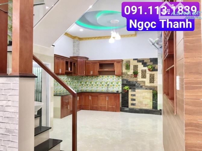 $ Cho thuê nhà ĐẸP , MT gần Tô Hiệu, Q TP, 4x 16m, 3 lầu, 5PN, CHỈ 15 TR $ - 2