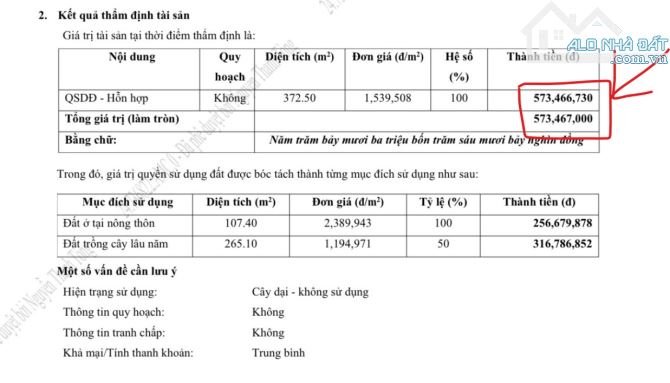 Đất Tân Lạc 570 triệu cả lô, Ngân hàng thẩm định cao hơn giá bán Diện tích - 2