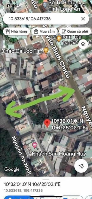 ✅ Bán lô đất thổ cư hẻm 232 phường 3 _ Nguyễn Anh Ninh vào 40m_ 4.8x13m2 - 4
