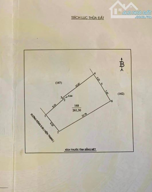 Bán 261m2 đất mặt đường Tôn Thất Thuyết - Hà Huy Tập