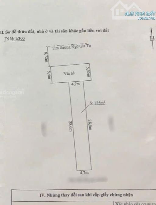 Bán đất tặng nhà cấp 4 Mặt Đường Ngô Gia Tự, Đằng Lâm.