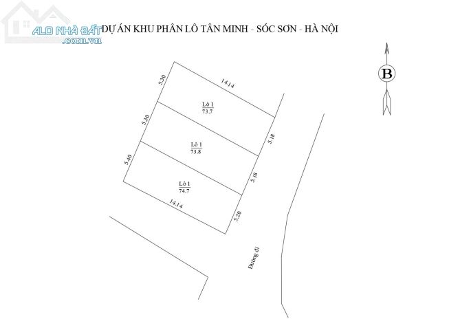 Chính chủ bán 3 lô đất thổ cư gần trung tâm huyện Sóc Sơn - 2