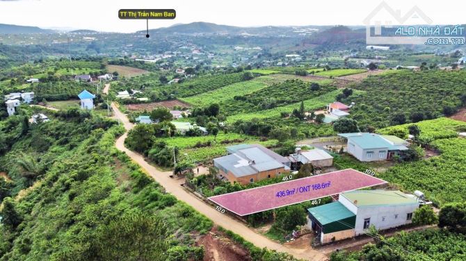 ✨ 10x46m (168m2 ONT) gần trung tâm THỊ TRẤN NAM BAN chuẩn bị Sát Nhập vào Đà Lạt - 1,15 Tỷ - 2