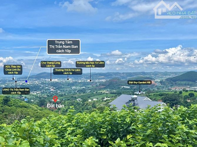 ✨ 10x46m (168m2 ONT) gần trung tâm THỊ TRẤN NAM BAN chuẩn bị Sát Nhập vào Đà Lạt - 1,15 Tỷ - 3