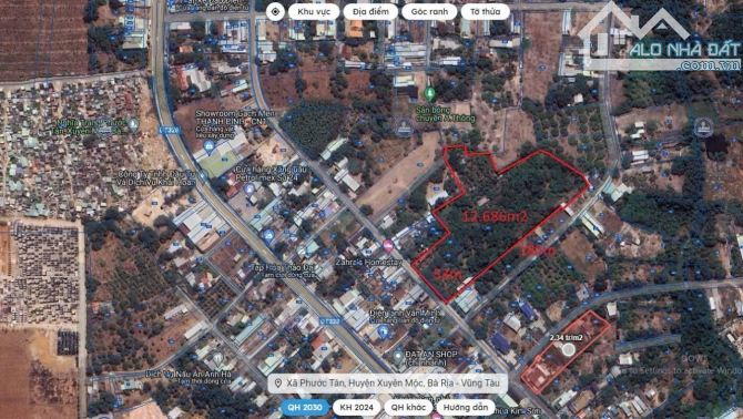 Bán gấp đất đầu tu giá rẻ lợi  nhuận cao bà rịa vũng tàu 1.2 hecta chỉ 29 tỉ