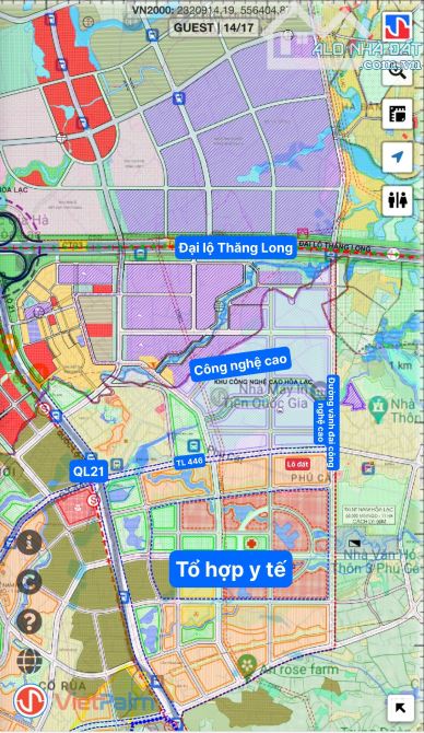 [TRỤC CHÍNH]-THÔN 6 PHÚ CÁT - 88.7m2 và 67.5m2- Mặt tiền 5m35- Đường 6m5-CÁCH KHU CNC 100m - 1