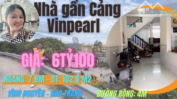 Bán nhà phố gần Vinpearl, Vĩnh Nguyên Nha Trang