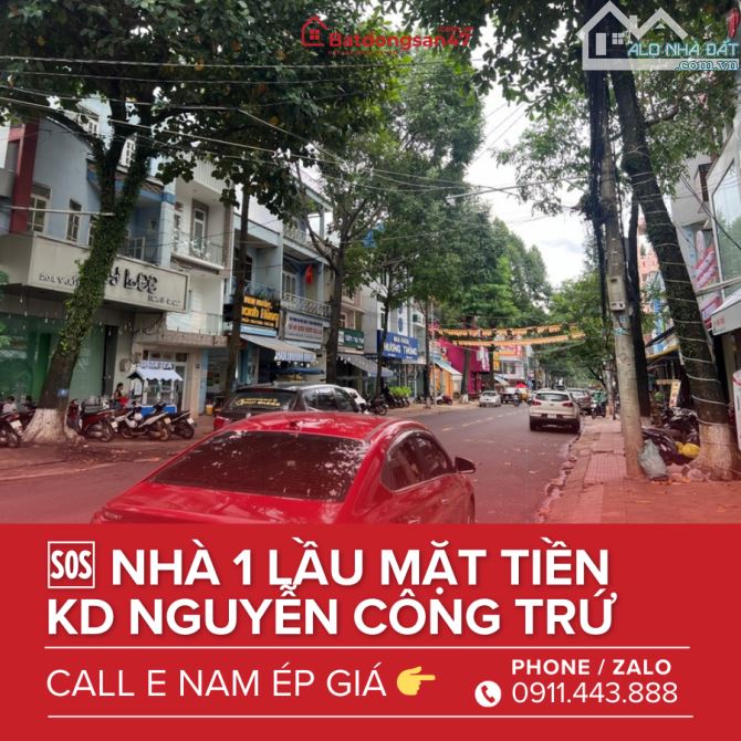 💥BÁN NHÀ MTKD  NGUYỄN CÔNG TRỨ CÁCH NGÃ SÁU 350M