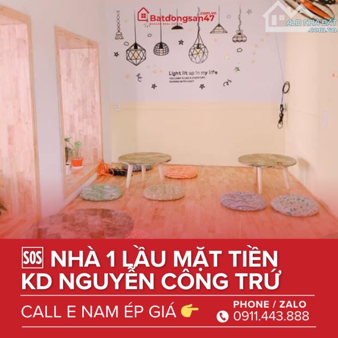 💥BÁN NHÀ MTKD  NGUYỄN CÔNG TRỨ CÁCH NGÃ SÁU 350M - 1