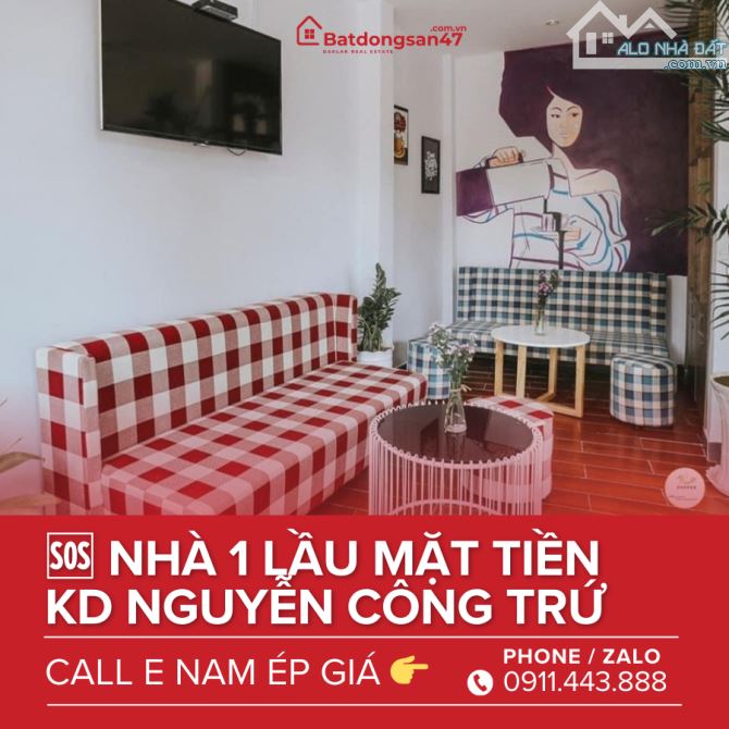 💥BÁN NHÀ MTKD  NGUYỄN CÔNG TRỨ CÁCH NGÃ SÁU 350M - 3