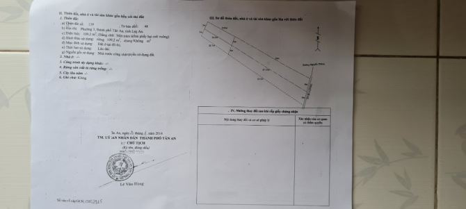 109m2 đô thị +400m2 vườn ( được lên ODT) phường 3 tân an Long An 1,1 tỷ rẻ ngộp - 4