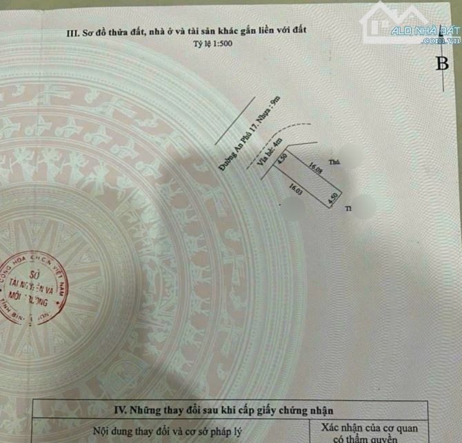 2,75Tỷ TL🔥 Bán đất Mặt Tiền đường An Phú 17 KDC An Phú 1, p.An Phú, Tp.Thuận An - 4