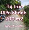 Bán đất thổ cư trung tâm thị trấn Diên Khánh, cách đường lộ chính Hà Huy Tập 200m.   - Đườ