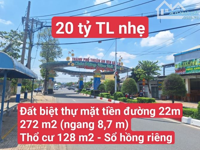 🆘 Đất biệt thự mặt tiền gần chợ Lái Thiêu 300m , P. Lái Thiêu, Tp. Thuận An