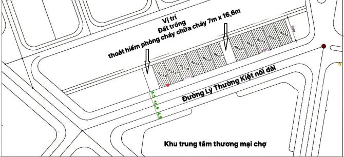 03 lô Mặt Tiền đường 27m KDC Hòa Thuận mới đối diện Trung Tâm Thương Mại chợ!