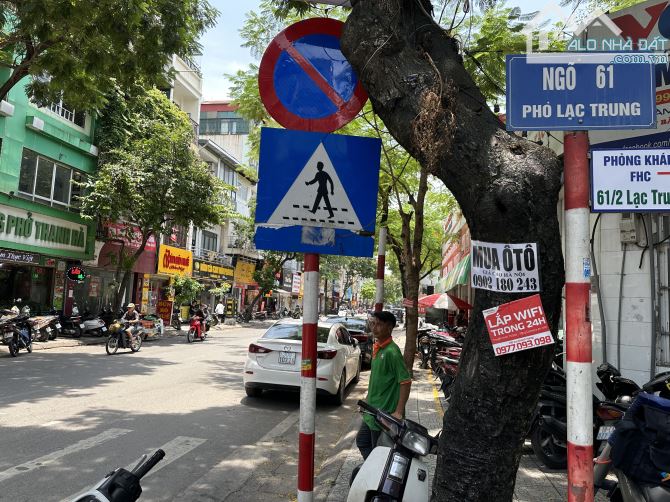 CẦN BÁN NHÀ NGÕ 61 LẠC TRUNG, PHÂN LÔ, Ô TÔ TRÁNH, VỈ HÈ RỘNG, Ở VÀ KINH DOANH TỐT 29,2tỷ