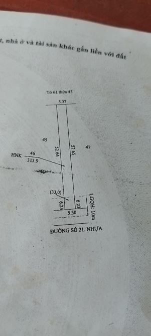 Bán nhà ngay chợ Trà Vong, DT 5x52m2, giá 390 triệu, cho thuê 3 triệu/ tháng.