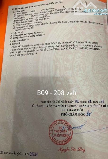 🍀 BÁN LÔ ĐẤT 66m2 / 3350 VÕ VĂN HÁT XE HƠI ĐẾN ĐẤT GẦN KCN QUẬN 9 - 2