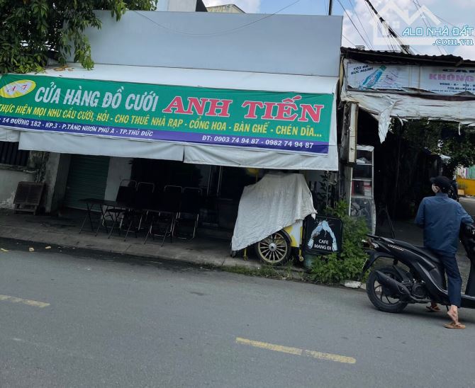 Bán mặt tiền đường 182, Tăng  Nhơn Phú A. Đối diện Khách Sạn Long Châu. 140m2/11 tỷ. - 1
