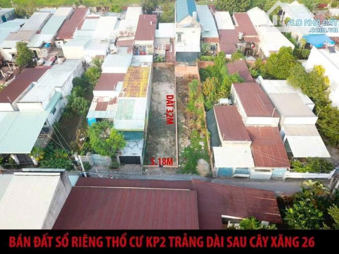 BÁN ĐẤT 166M2 SỔ RIÊNG THỔ CƯ GẦN CA TRẢNG DÀI CHỈ 3,2 TỶ TL - 1