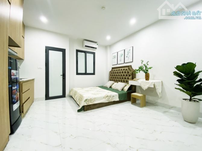 Cho Thuê CCMN Ngõ 105 Đình Thôn Nam Từ Liêm 30m2 Studio Full Nội Thất Thang Máy Ban Công - 9