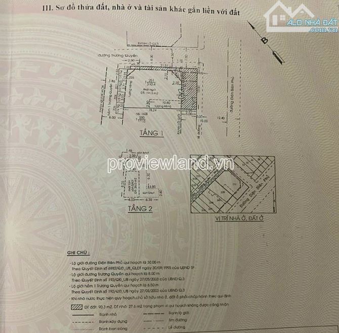 Bán nhà góc 3 mặt tiền đường lớn tại Quận 3, gần công Viên Lê Văn Tám, 14x23m đất - 1