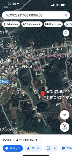 Bán nhanh lô đất 125m2 đường Bê Tông liên thôn Xã Hoà Ninh Huyện Hoà Vang - 2
