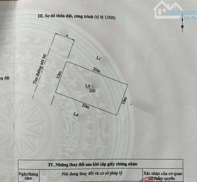 Đất biệt thự giá rẻ tái định cư Cây Lim, Đằng Hải (A155)  Diện tích: 200m (ngang 10m) - Hư - 3