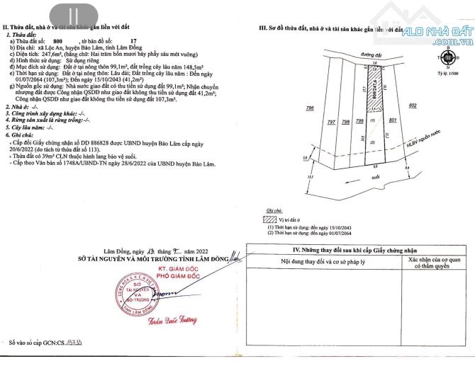 Đất giáp suối lơn - hạ 300 triệu đất xã Lộc An sáp nhập Bảo Lộc đất gần suối mát mẻ - 4