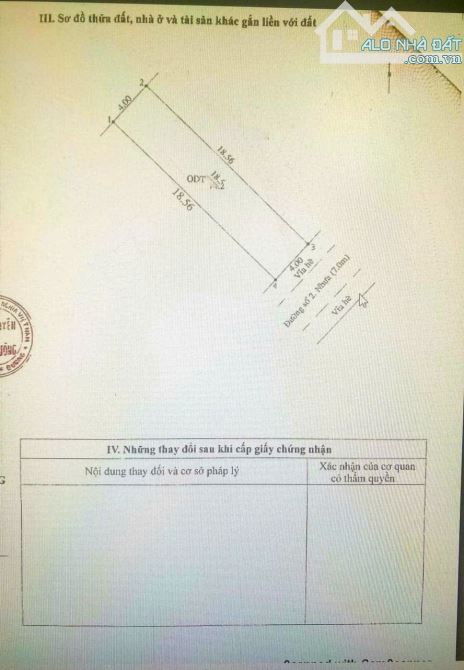 CẦN BÁN LÔ ĐẤT MẶT TIỀN ĐƯỜNG SỐ 2 GẦN VINCOM DĨ AN BD - 1