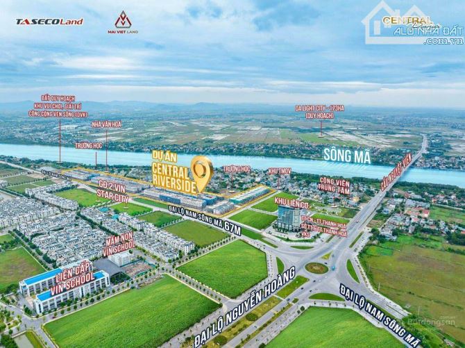 Quỹ căn ưu tiên Central Riverside Thanh Hoá - Vị trí trung tâm, giá và chiết khấu tốt nhất - 1