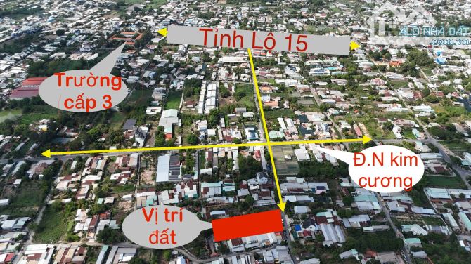 Bán 4 lô đất mặt tiền đường Nguyễn Thị Đăng, dt 220m2, full thổ cư giá 1,4 tỷ lô - 2
