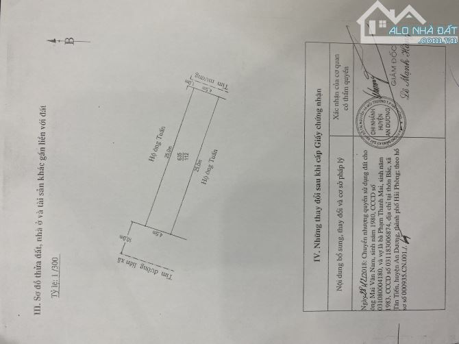 Bán đất mặt trục Kinh Giao, Tân Tiến. Đường nhựa 10m - 6