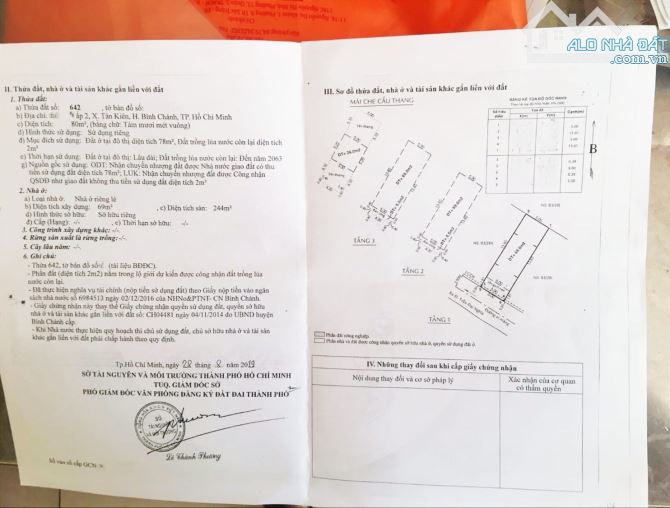 Xoay tiền gấp bán nhà chính chủ Trần Đại Nghĩa 80m2 giá 1,4 tỷ trệt 2 lầu sân thượng SHR - 1