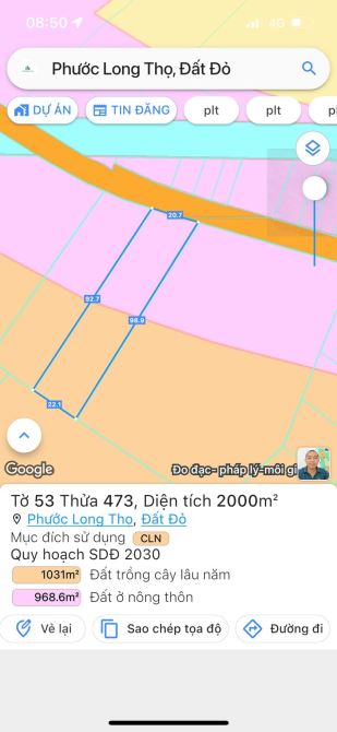 BÁN ĐẤT LÁNG DÀI ĐẤT ĐỎ BÀ RỊA VŨNG TÀU - 1